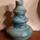 Designer vase by Jean Busson in glazed ceramic terracotta from Dinan