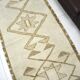 White & Beige Wool Handmade Rug sku 2215