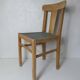 2 chaises de ferme en bois vintage