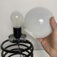 Vintage spring lamp black style Ingo Maurer Grand Modele