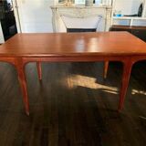 Teak dining room table with extensions by Jean Tricoire & Robert Vecchione - 1960s