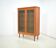 Danish solid teak display cabinet 1960s Scandinavian vintage