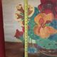 Canvas, cloth, bouquet of flowers, signature