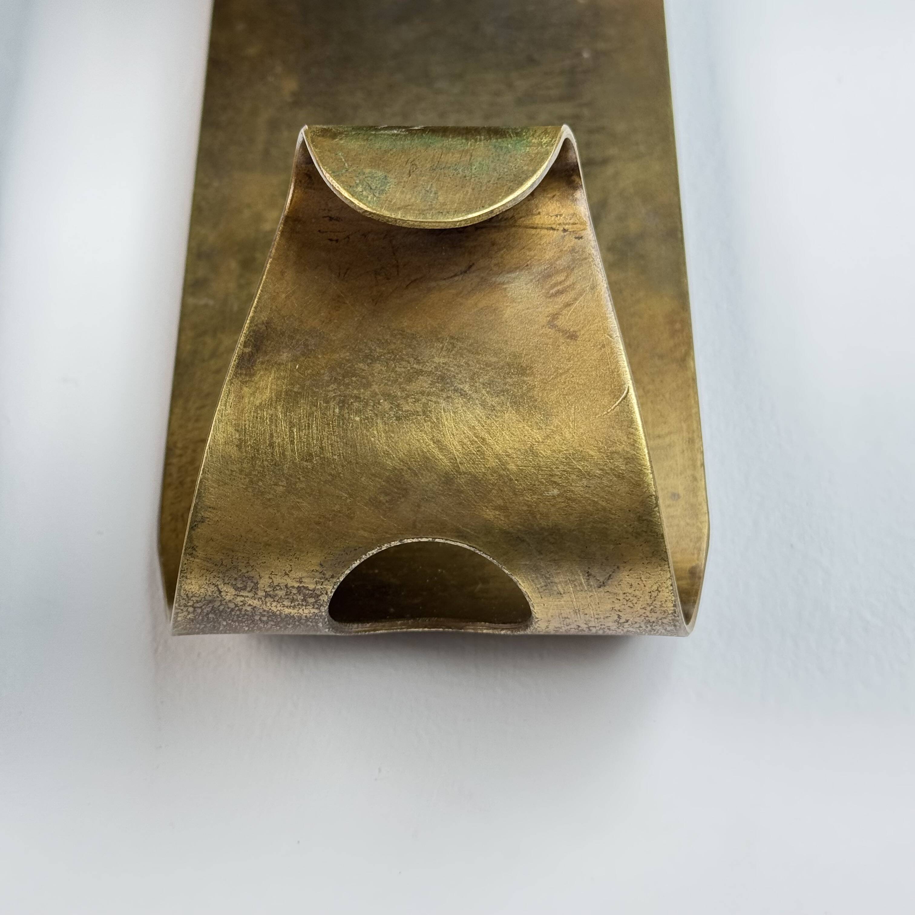 Rare set of four wall-mounted coat hooks by Azucena, 1950s.