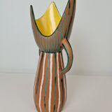 Gabriel Fourmaintraux 2-handle ceramic vase 1960