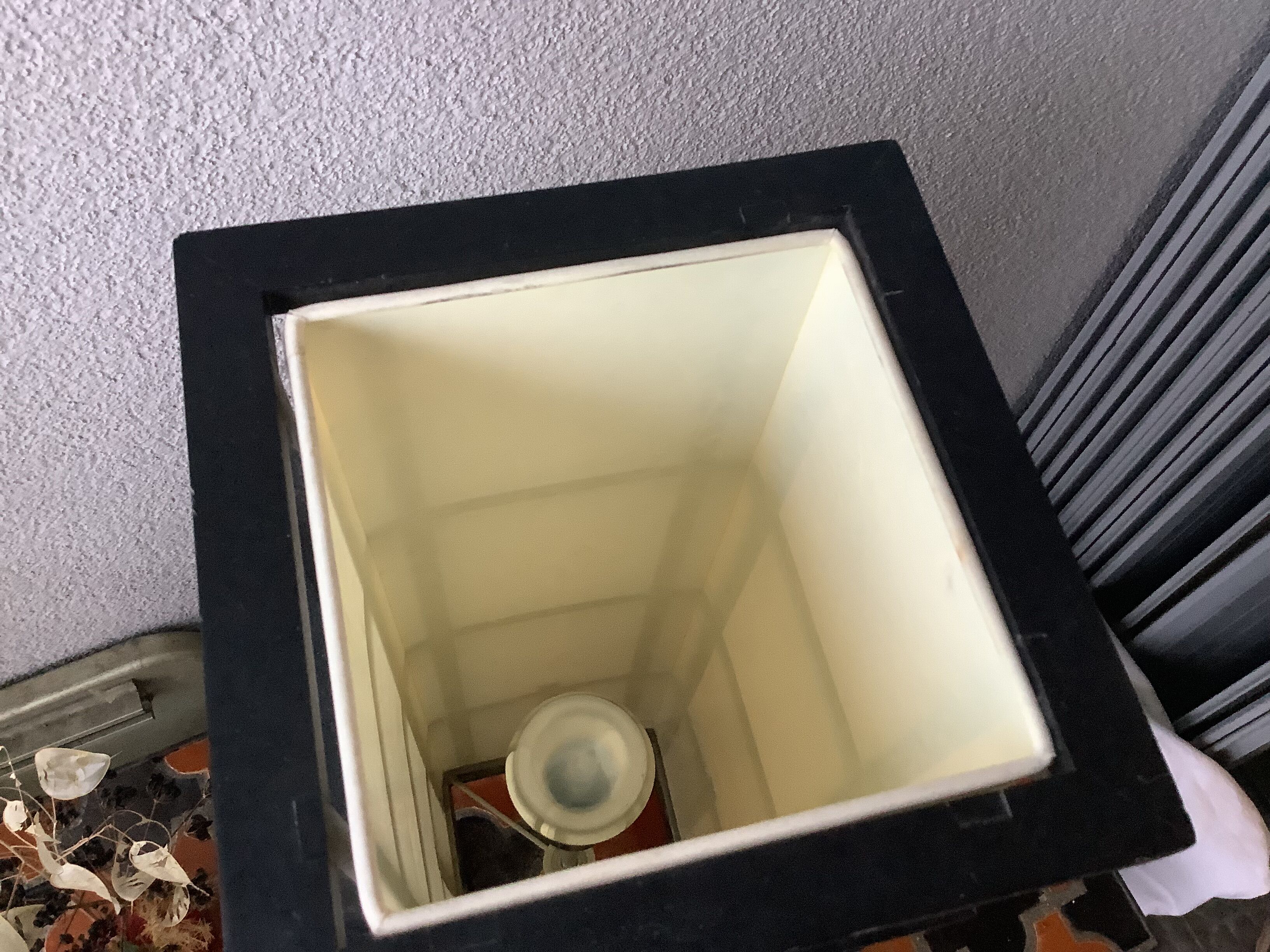 Japanese lamp Tarogo 80s wood and paper Kozo