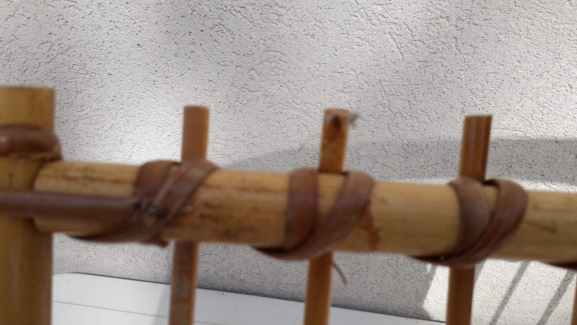 Rattan magazine holder