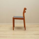 Set of six teak chairs, Danish design, 1970s, designer: Poul M. Volther