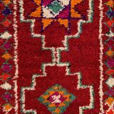 Vintage Turkish  Tribal Runner 330x90 cm veg dye wool rug tribal, handmade