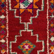 Vintage Turkish  Tribal Runner 330x90 cm veg dye wool rug tribal, handmade
