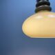 Grey glass pendant lamp by Peill & Putzler 1960