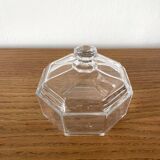 Bonbonnière transparente en verre