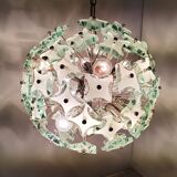 Mid century glass sputnik chandelier, 1970s