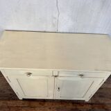 Parisian buffet white white patina