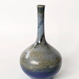 Vintage ceramic vase, balloon shape, Scandinavian style.