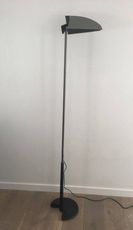 Designer parquet floor lamp. Bruno Gecchelin for Gruppo Skipper