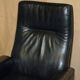 Vintage executive swivel office chair De Sede DS35 - mid-century leather
