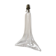Pied de lampe moderniste en cristal incolore  Cristalleries Saint-Louis  vers 1970