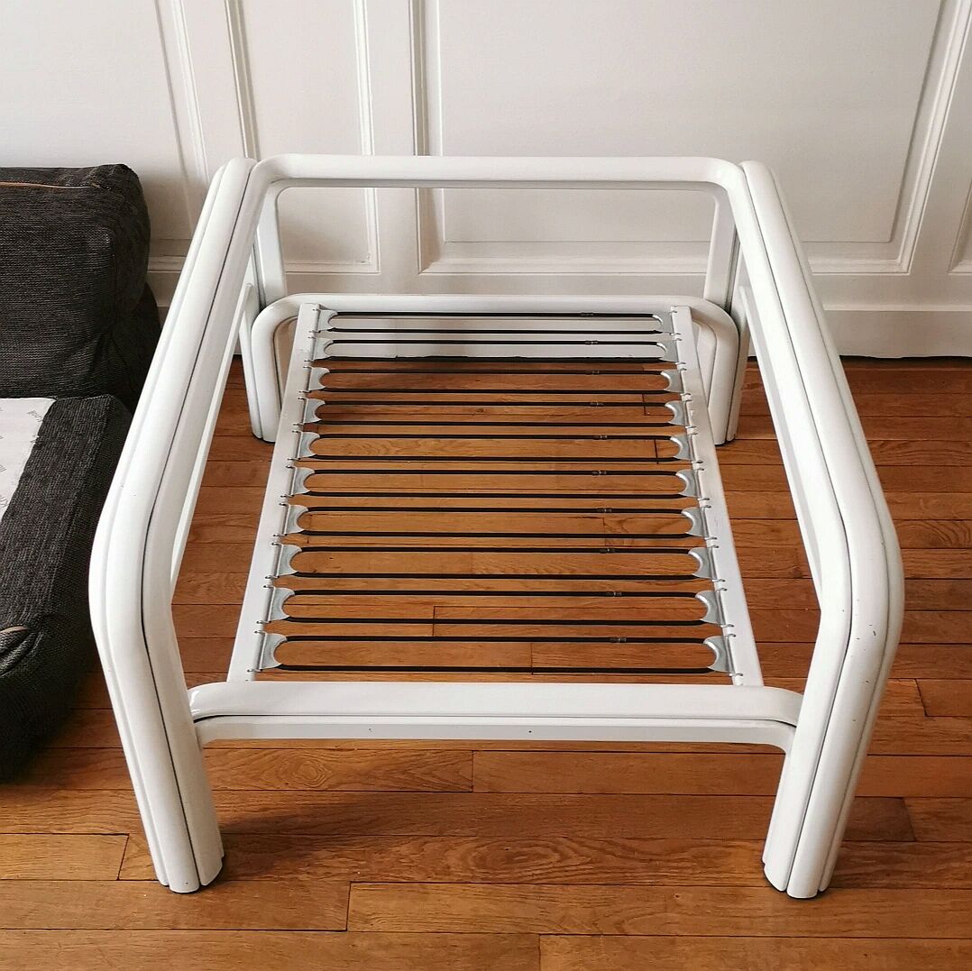 Fauteuil lounge de Gae Aulenti, Knoll, 1970