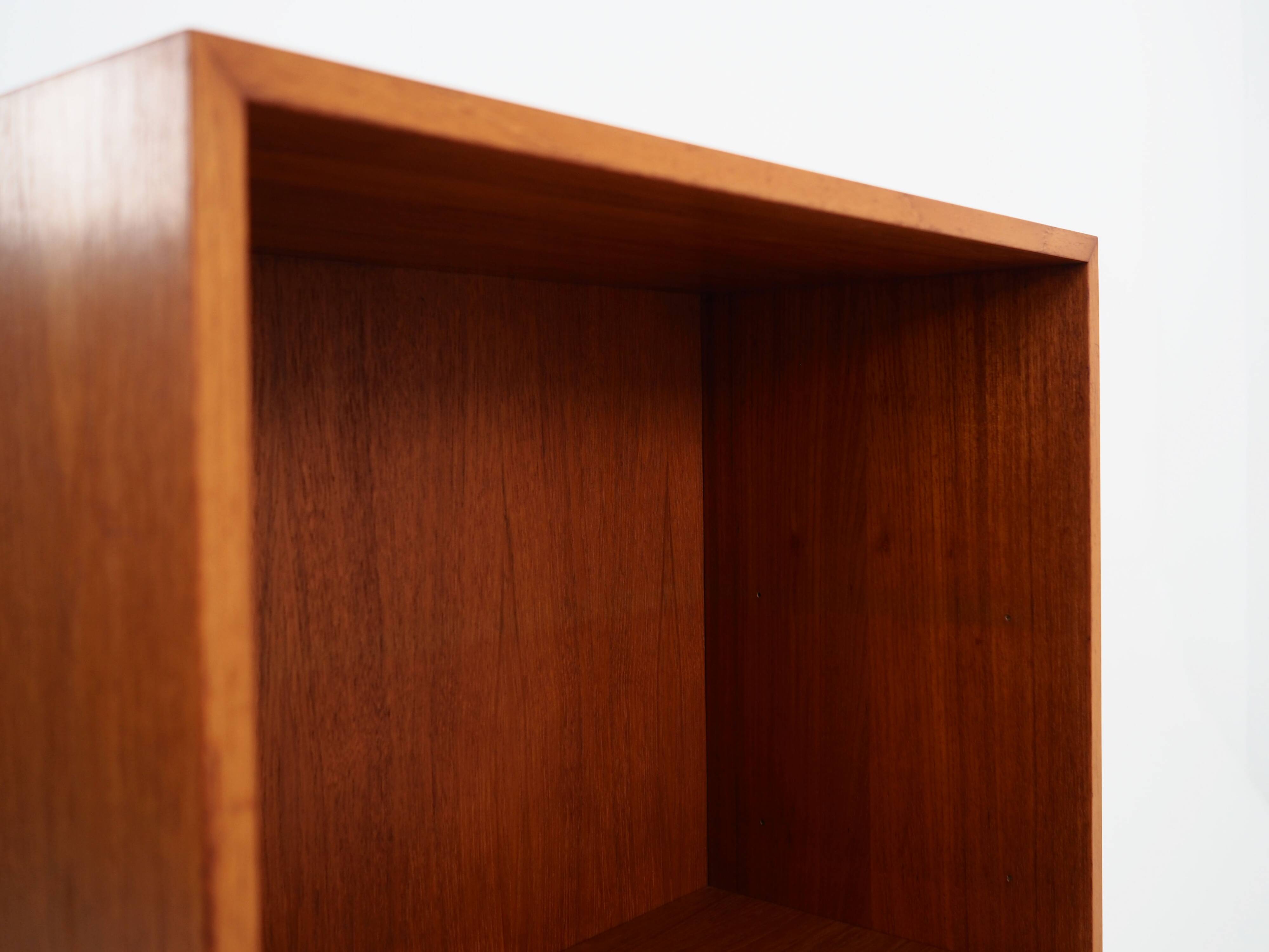 Teak bookcase, Danish design, 1970s, production: Denmark