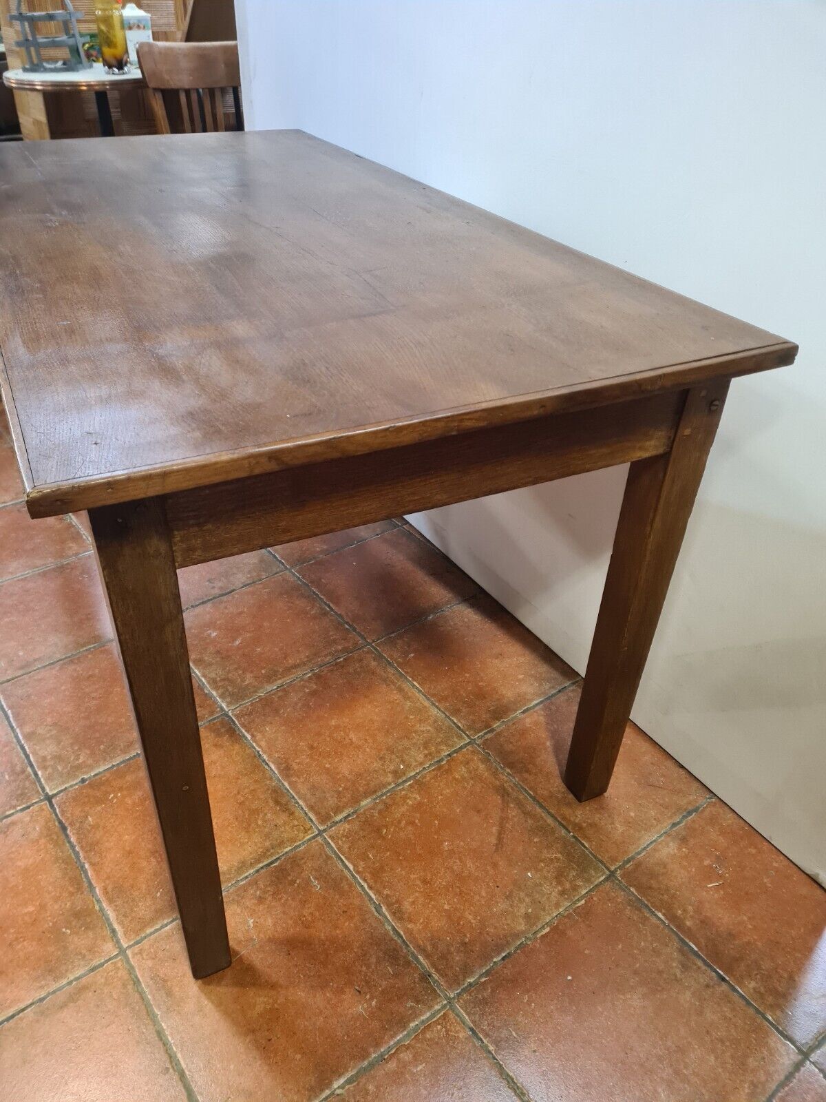Oak farmhouse table