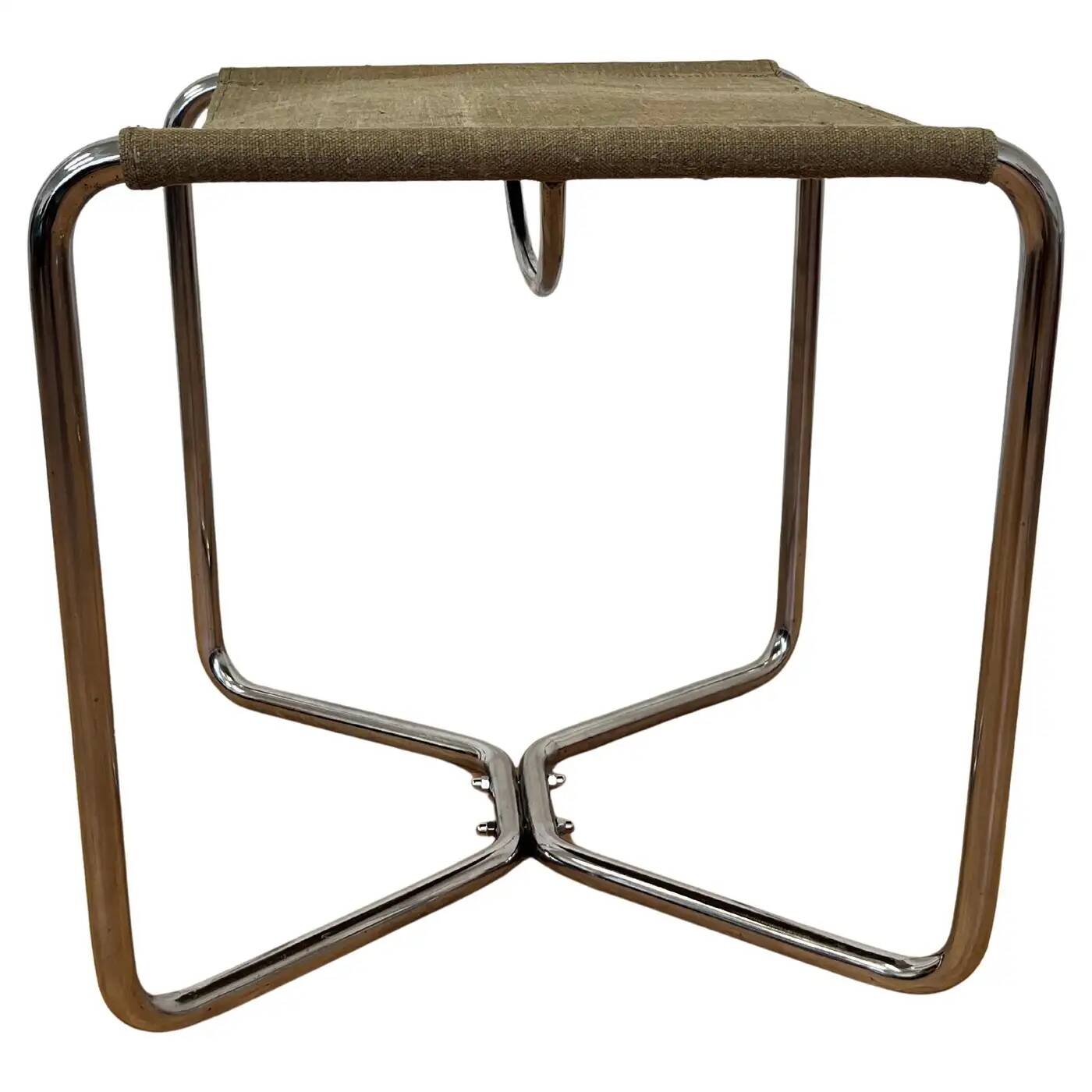 Tabouret Bauhaus chromé Thonet B8 par Marcel Breuer, 1930
