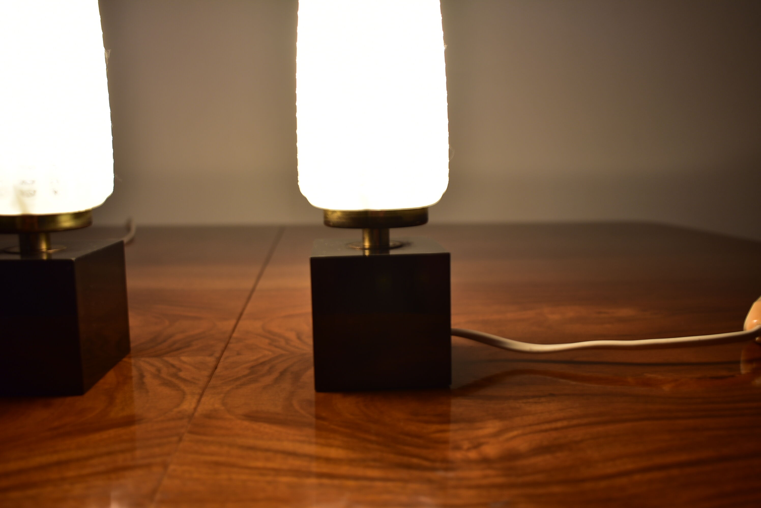 Pair of mid-century table lamps, 1960s