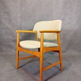 Larsen & Madsen designer armchair by Fritz Hansen, Vintage Scandinavian 1960s