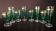 Set of Vintage Art Deco style Luminarc glasses.