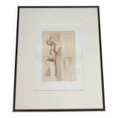 Art Print Lithograph: Mary Magdalene, Signed by Muffini, 1994
