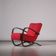 Jindřich Halabala ‘H-269’ Armchair in Red Velvet and Stained Beech, 1930s