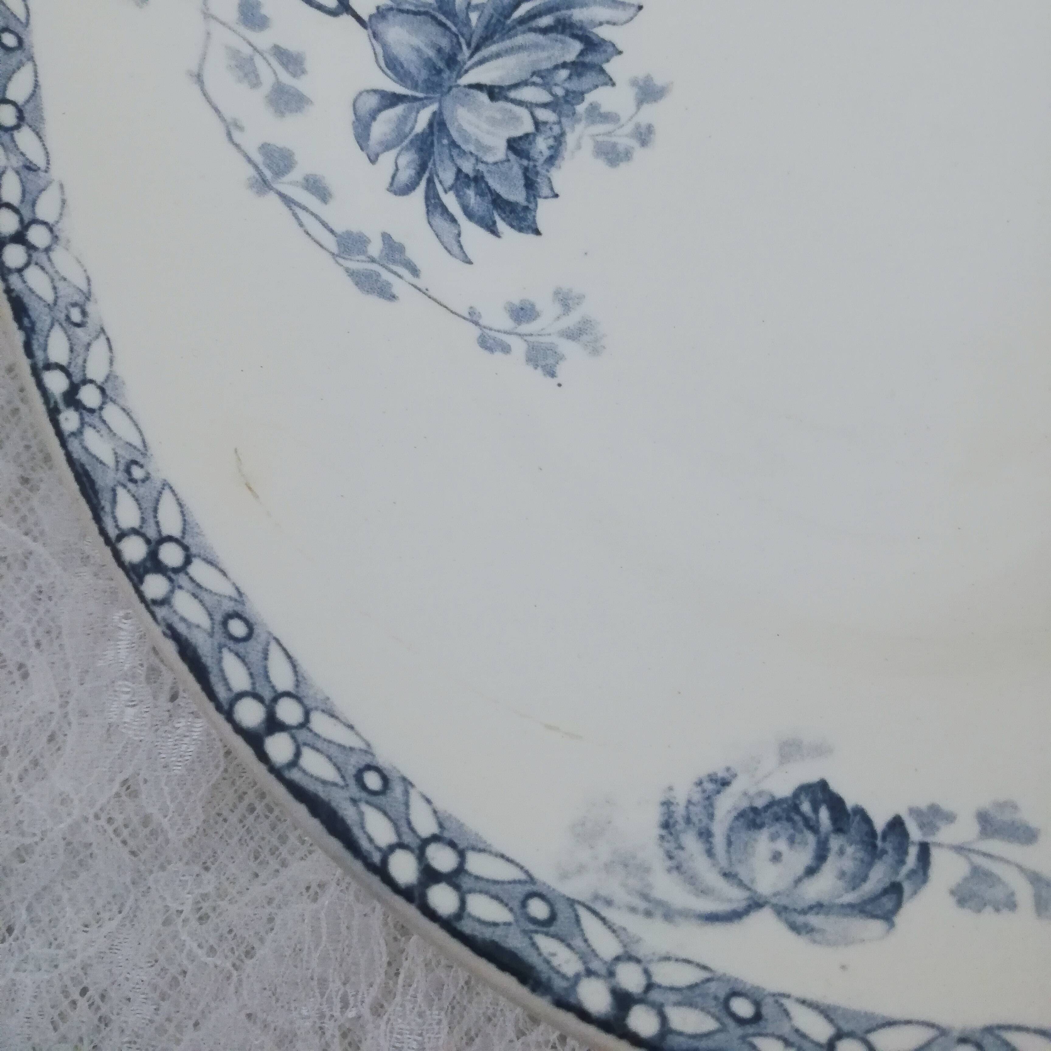 Sarreguemines "Royat" oval dish