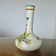 Italy vase in ceramic floral motif 60s