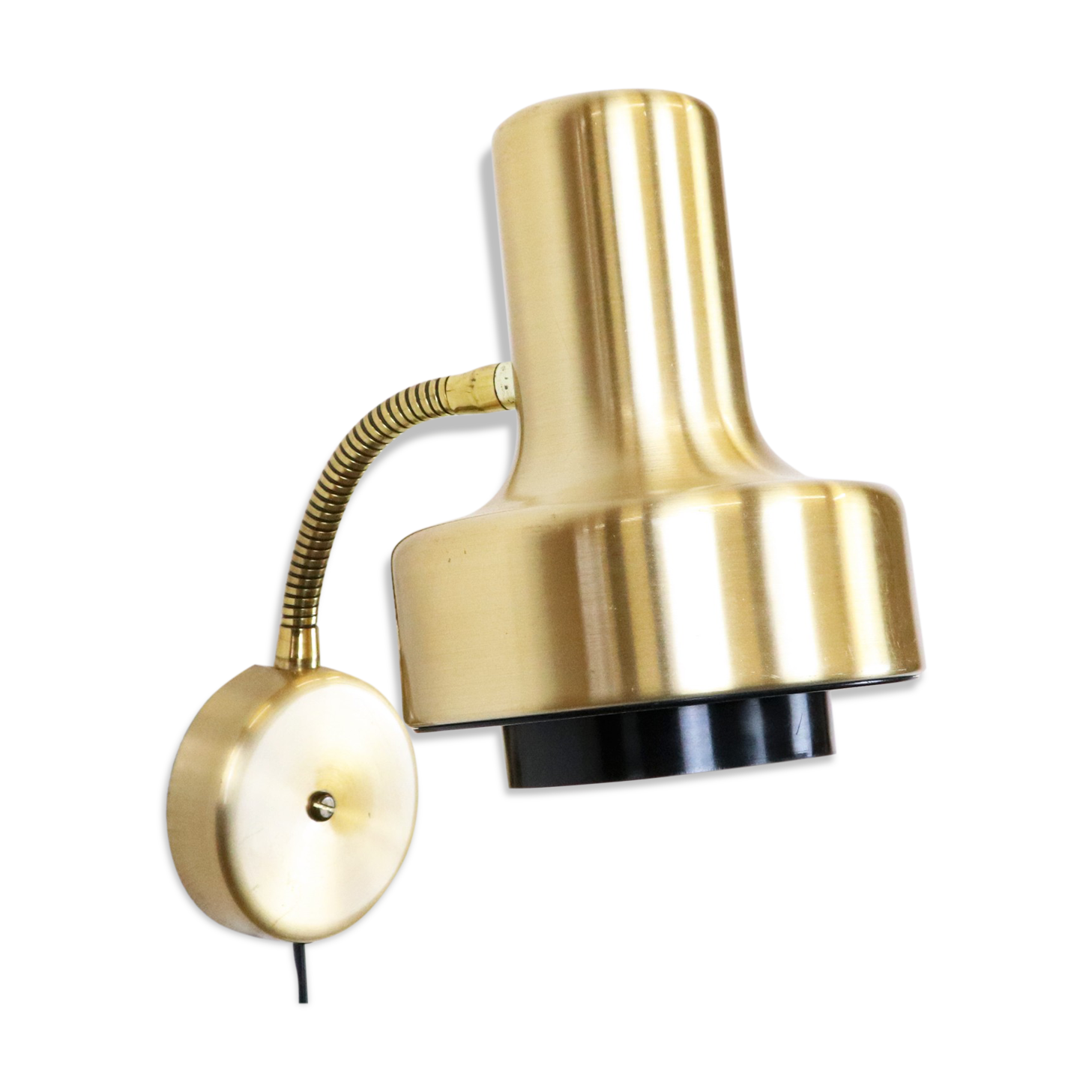 Articulated metal wall lamp, Elidus, Sweden, 1960