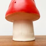Postmodern plastic mushroom table lamp by Heico.