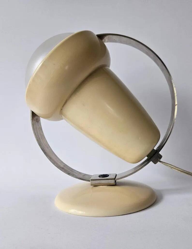 Midcentury Table or Wall Lamp Philips, Charlotte Perriand, Netherland, 1960s