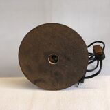 Turned wooden lamp leg