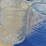 4 vintage whisky glasses