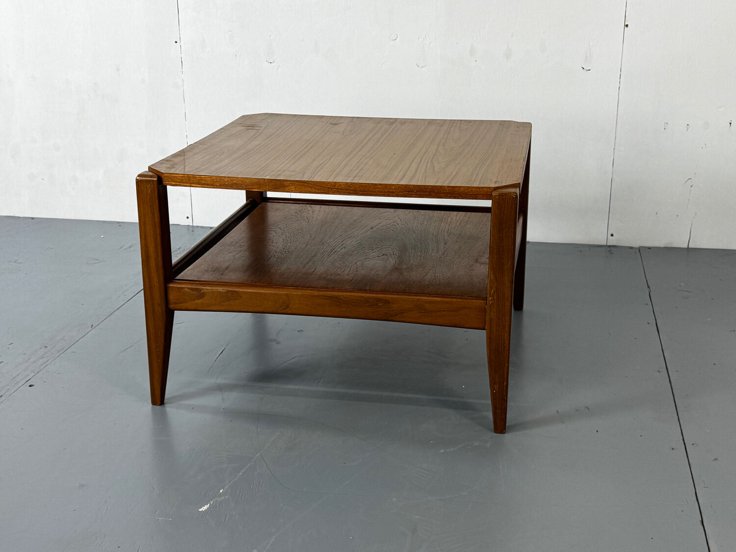 Scandinavian Danish Teak & Formica Coffee Table, 1960s