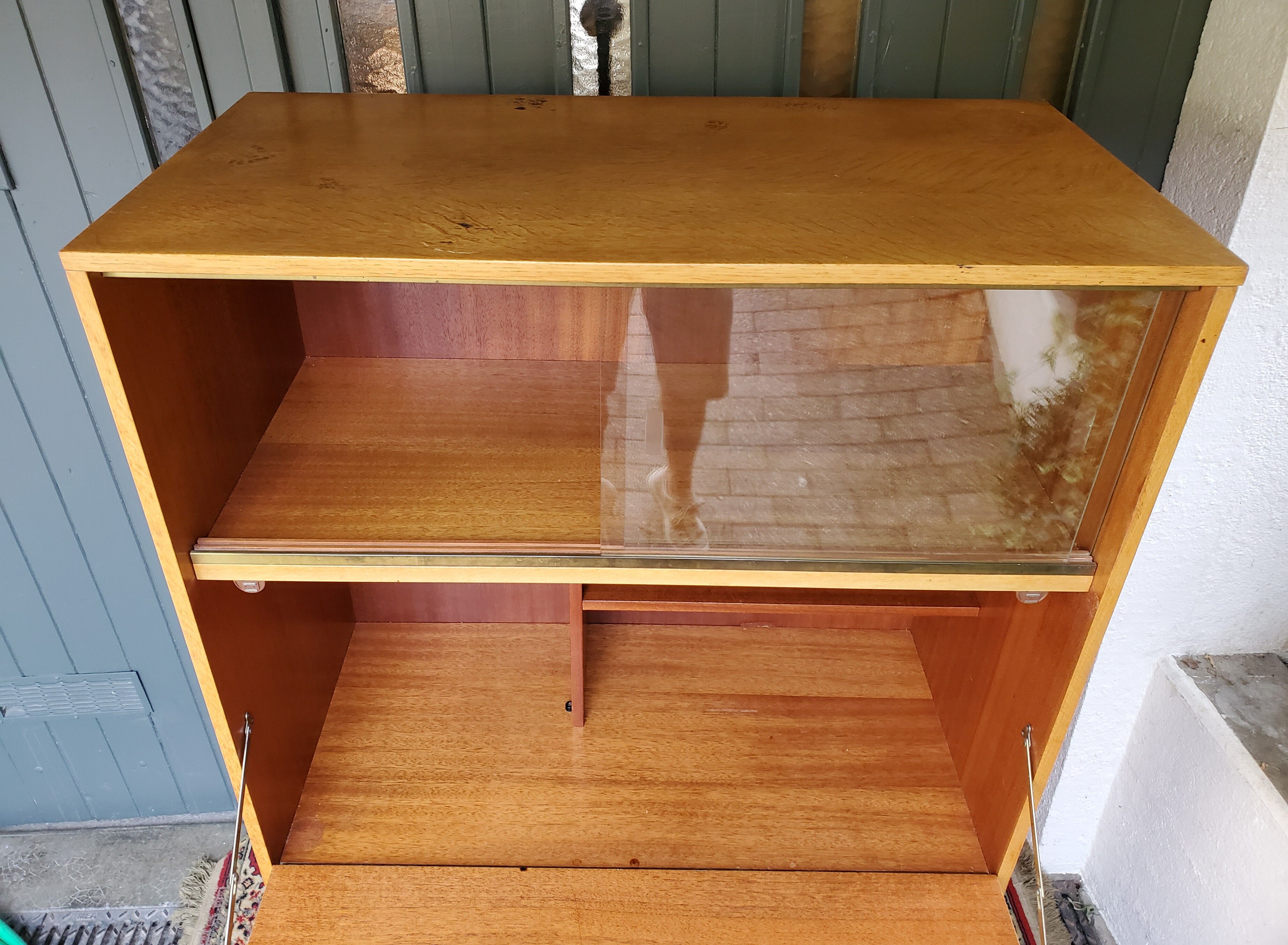 Oak writing desk 1960