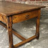 18th century walnut farm table