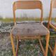Set of 10 baumann chairs model sled 60s