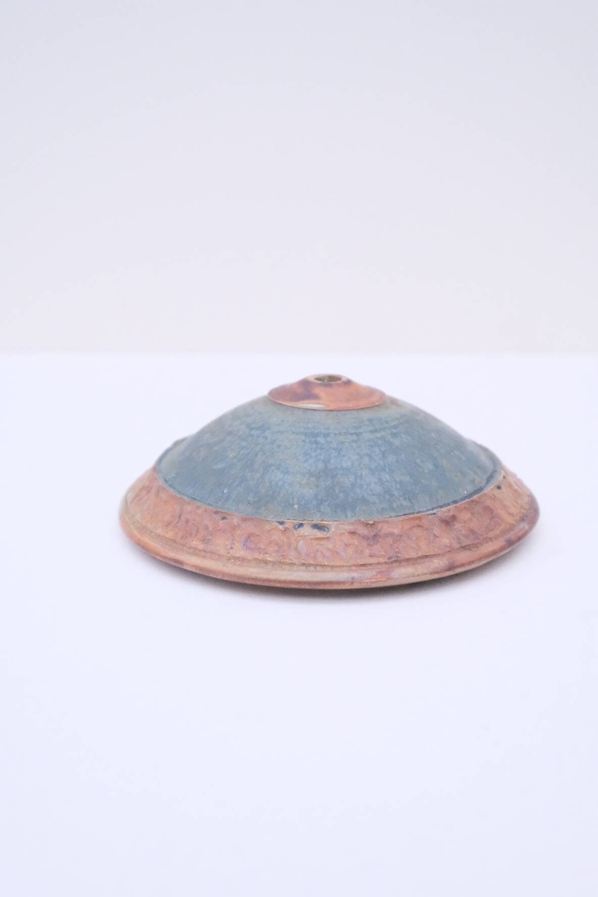 Signed ceramic soliflore vase, 1970
