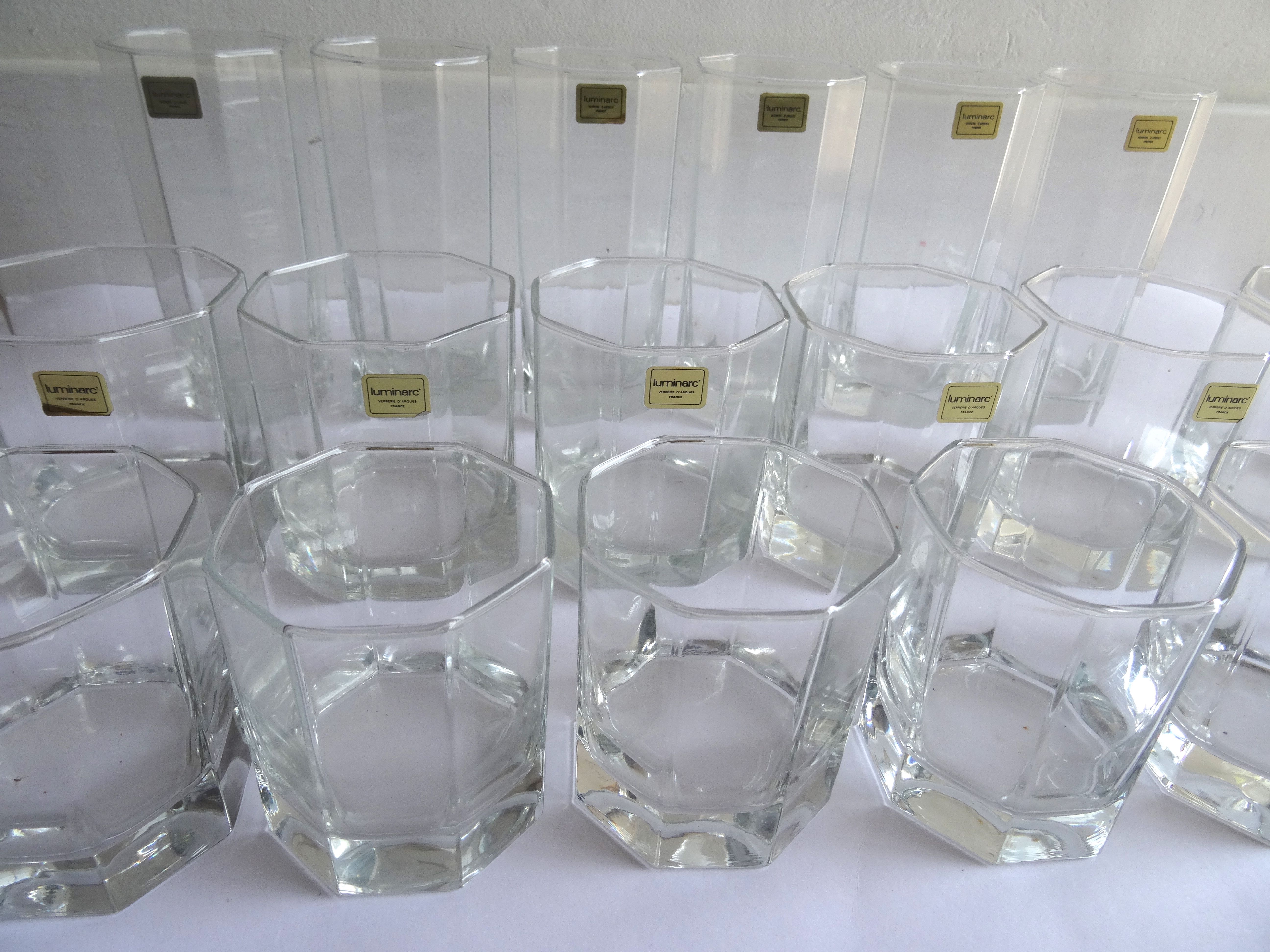 Service complet de 18 verres Luminarc Octime
