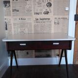 Vintage desk feet compass