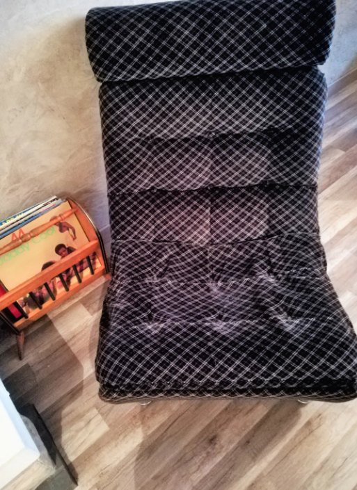 Pair of mismatched armchairs