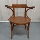 Fauteuil de bureau en bois courbé ... gout Fischel