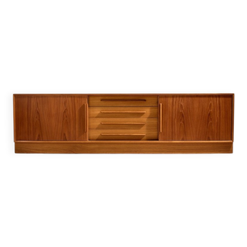 Enfilade en teck vintage, années 1960