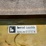 60s minimalist brass wall lamp by Beisl Leuchte, Germany