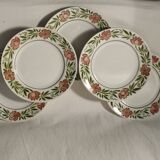 Set of 5 dessert plates Moulin des Loups - model Yvette
